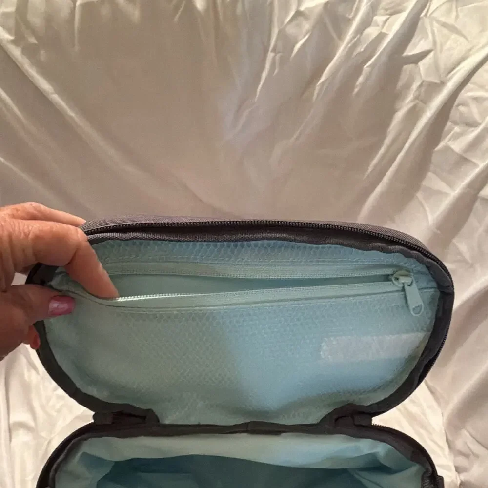 Hydro Flask Insulated Lunch Bag Box Tote Gray/Light Blue Work Back To School